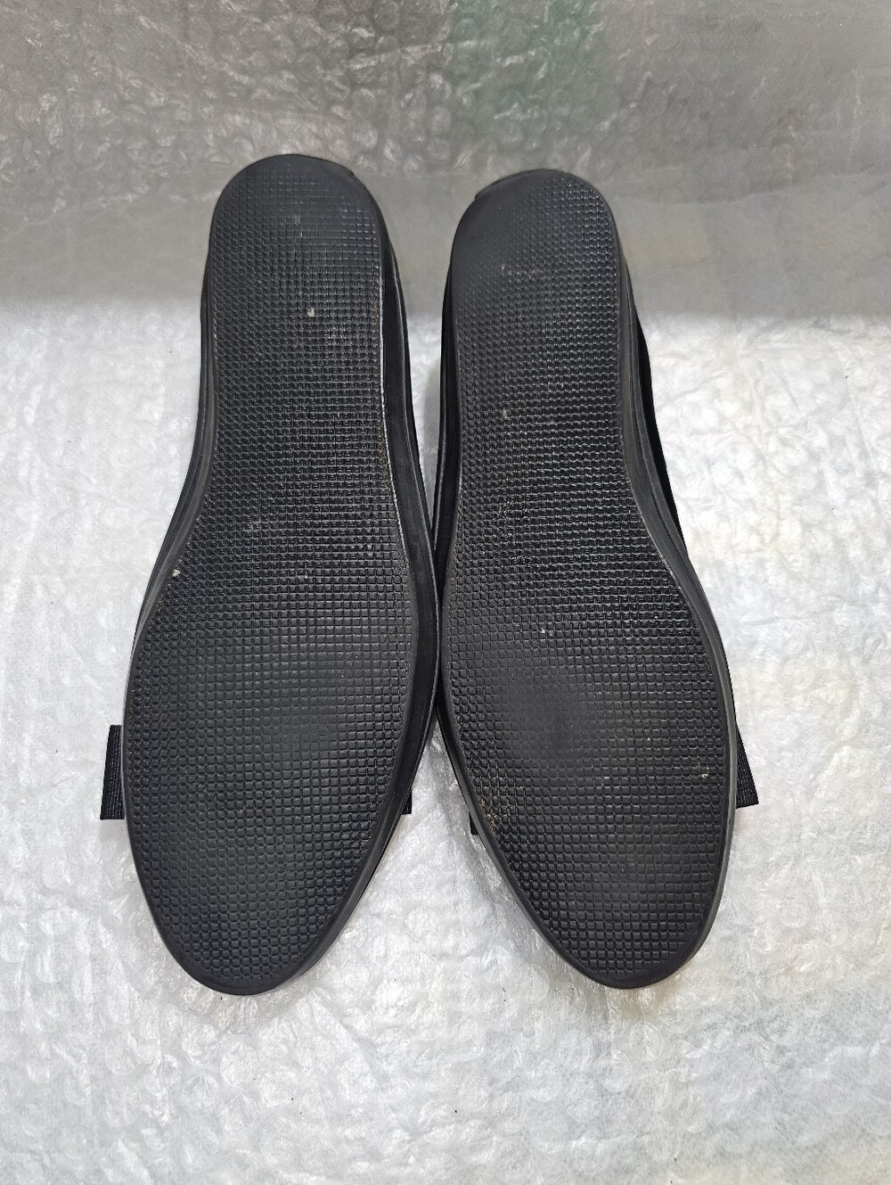 Vintage YSL black velvet slip-on ballet Bow flats rounded toe Size 38 USA 7.5 - Picture 10 of 10